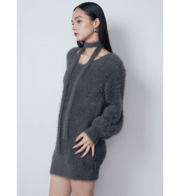 EMODA「2WAYシャギーミニワンピース」|ワンピース|