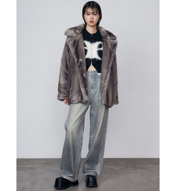 EMODA「ミディフェイクファーコート」|その他|