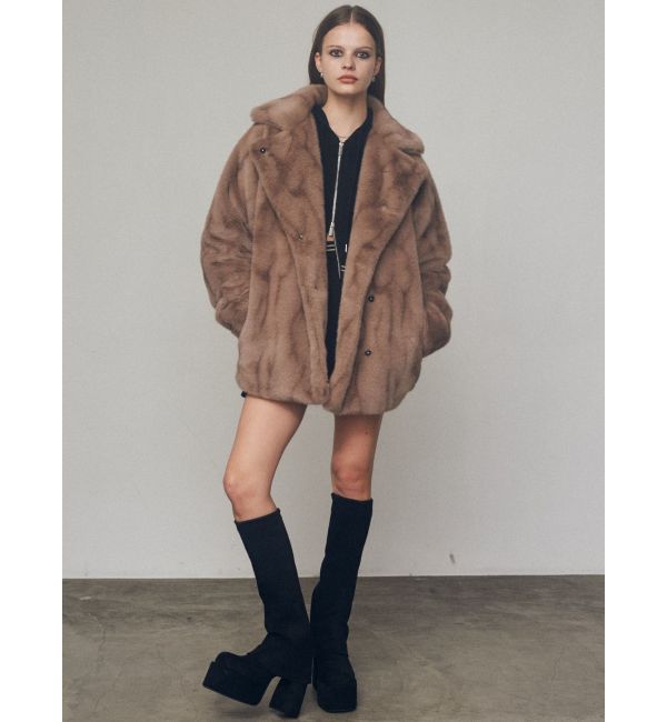 EMODA「ミディフェイクファーコート」|その他|