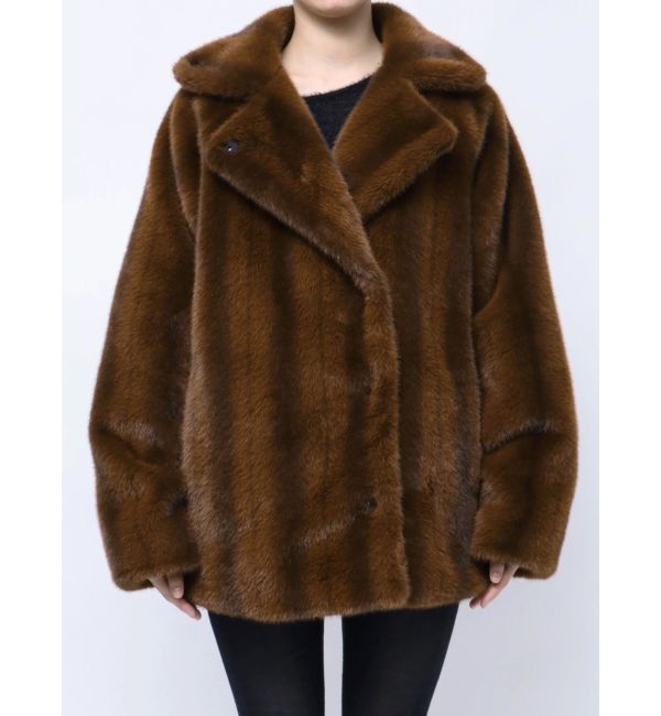 EMODA「ミディフェイクファーコート」|その他|