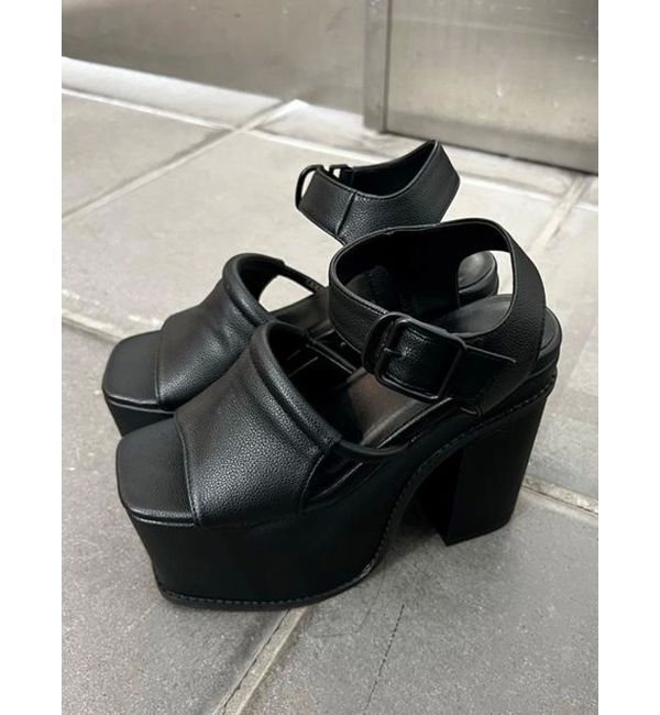 EMODA「サイドオープンバルキーサンダル」|サンダル|