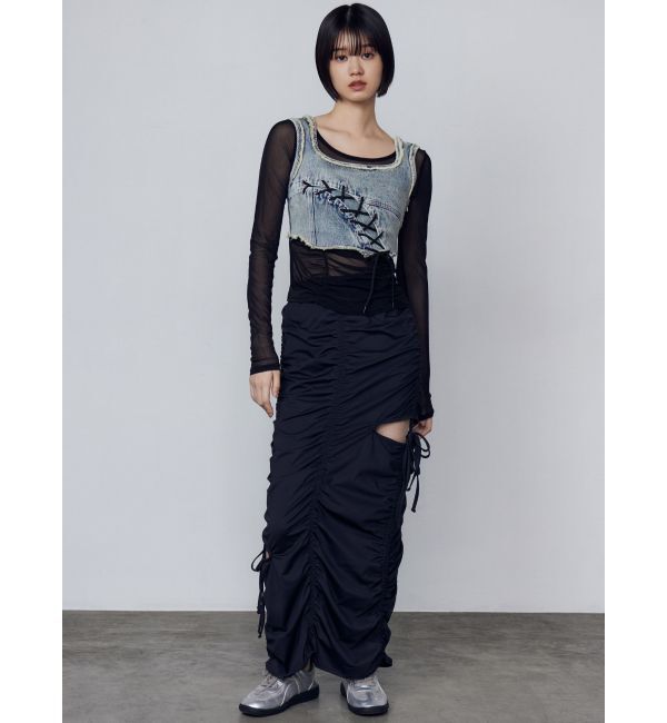 EMODA「チョーカーリボンシアートップ」|Tシャツ・カットソー|