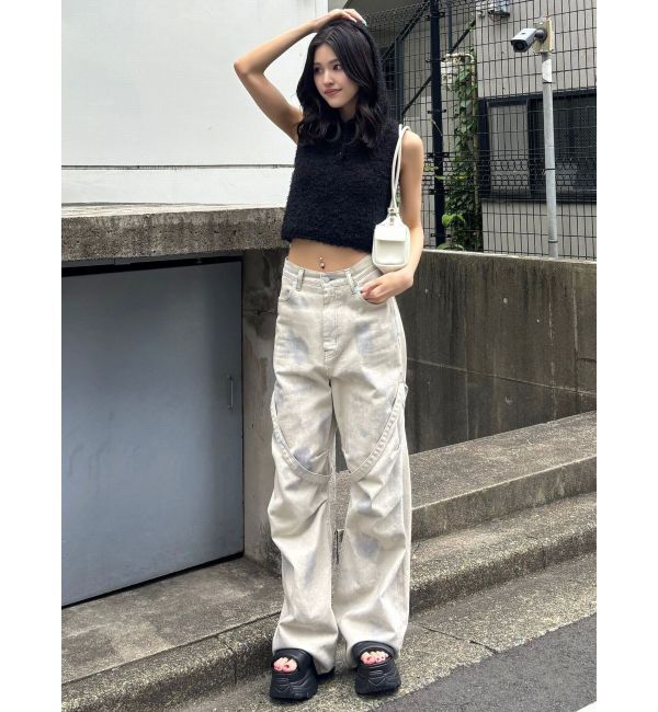 EMODA「シャギーフードニットタンクトップ」|ニット・セーター|