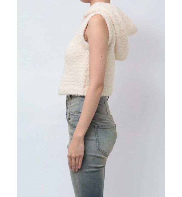 EMODA「シャギーフードニットタンクトップ」|ニット・セーター|