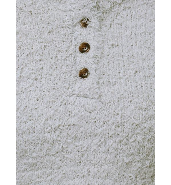 EMODA「シャギーフードニットタンクトップ」|ニット・セーター|