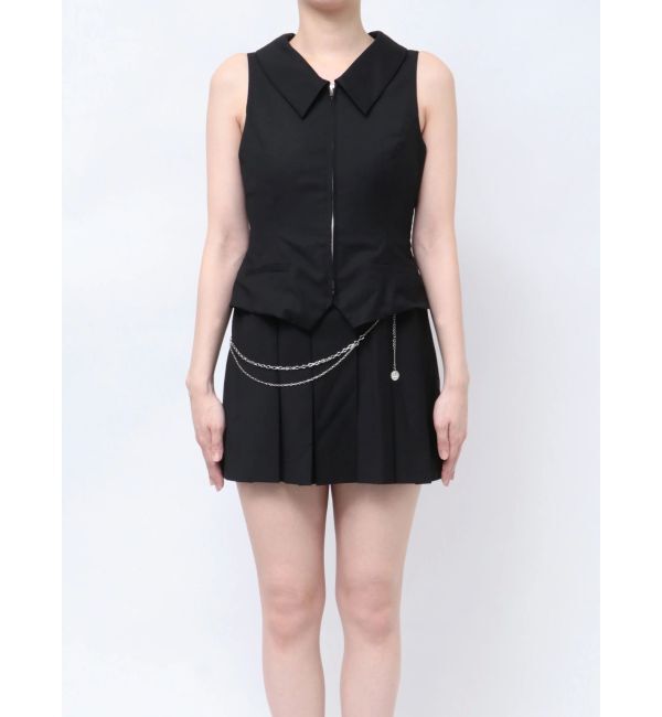 EMODA「レイヤーベストチェーンワンピース」|ワンピース|