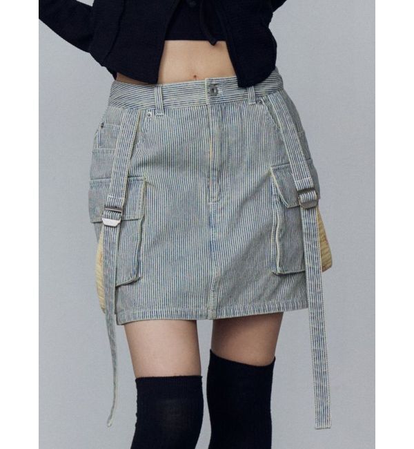 EMODA「【Dickies別注】ポケットハングベルトスカート」|スカート|