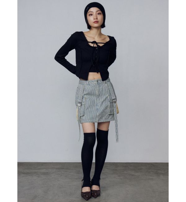 EMODA「【Dickies別注】ポケットハングベルトスカート」|スカート|