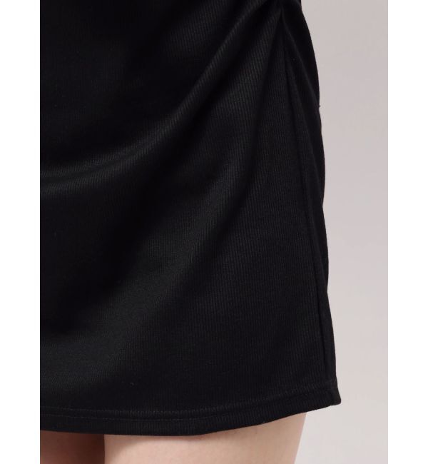 EMODA「リボンギャザーミニワンピース」|ワンピース|