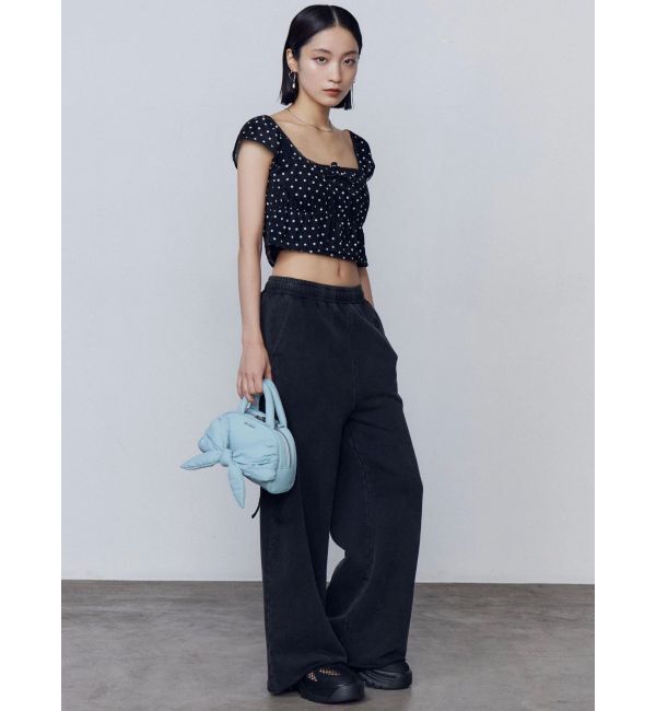 EMODA「カットリボンブリーチスウェットパンツ」|その他|