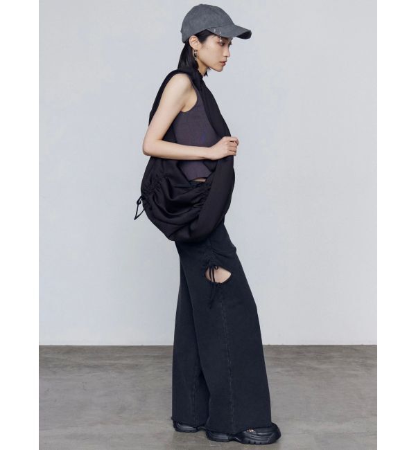 EMODA「カットリボンブリーチスウェットパンツ」|その他|