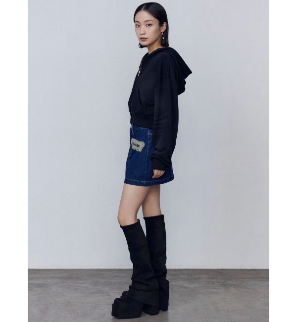 EMODA「ボアポケットミニスカート」|スカート|