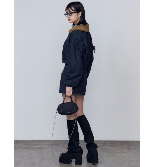 EMODA「ボアポケットミニスカート」|スカート|