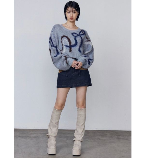 EMODA「ボアポケットミニスカート」|スカート|