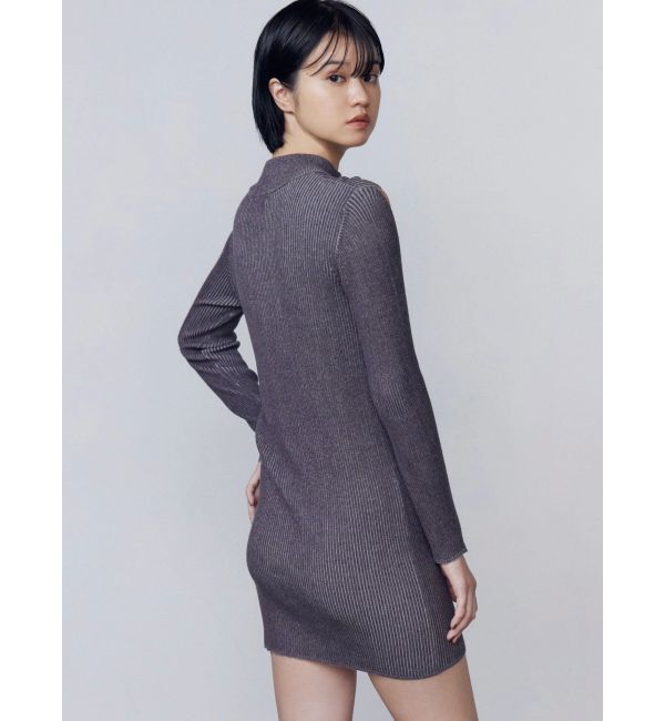 EMODA「オープンリブジップニットワンピース」|ワンピース|