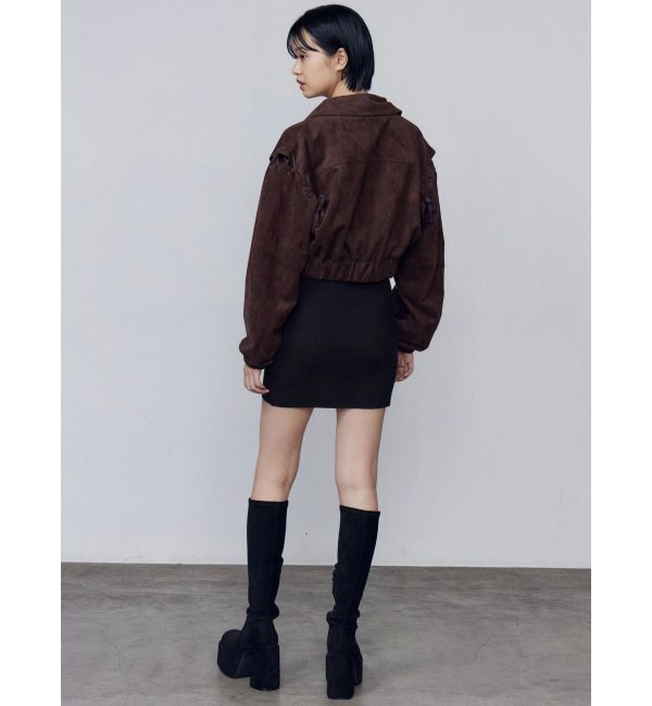 EMODA「オープンリブジップニットワンピース」|ワンピース|