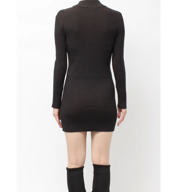 EMODA「オープンリブジップニットワンピース」|ワンピース|