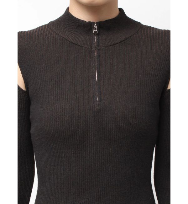 EMODA「オープンリブジップニットワンピース」|ワンピース|