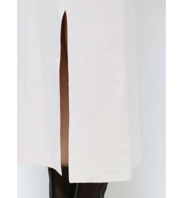 MERCURYDUO「異素材ドッキングナローニットワンピース」|ワンピース|