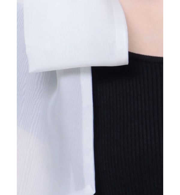 MERCURYDUO「ショルダーリボンニットワンピース」|ワンピース|