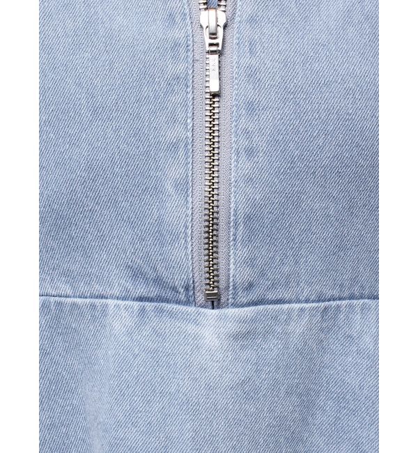 MERCURYDUO「ヘムデザインデニムジャンスカ」|ワンピース|