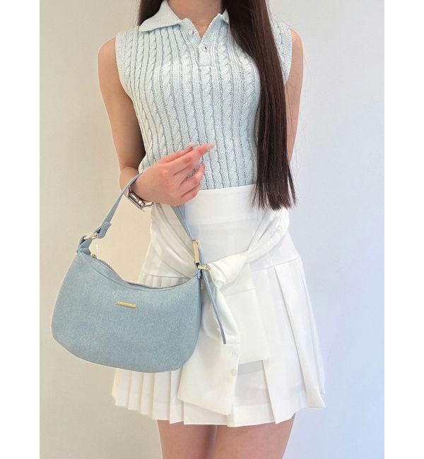 MERCURYDUO「ツイストプリーツミニスカパン」|スカート|