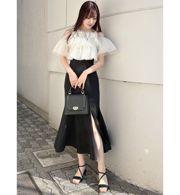 MERCURYDUO「メタルパーツストラップサンダル」|サンダル|