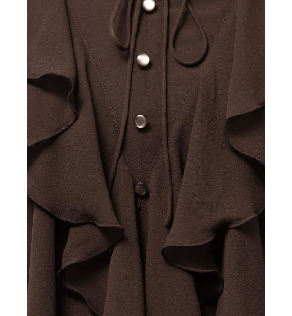 MERCURYDUO「ラッフルフリルミニワンピース」|ワンピース|