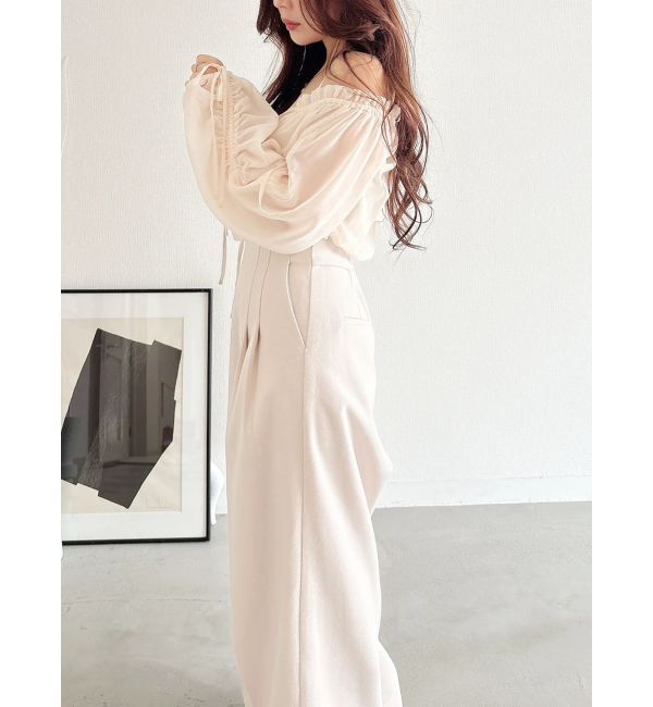 MERCURYDUO「ボリュームスリーブドッキングロンパース」|その他|