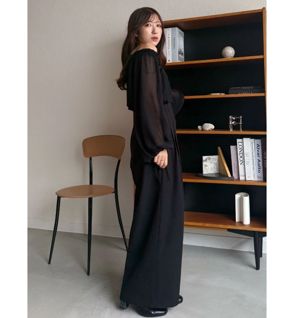 MERCURYDUO「ボリュームスリーブドッキングロンパース」|その他|