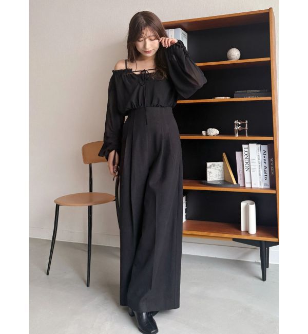 MERCURYDUO「ボリュームスリーブドッキングロンパース」|その他|