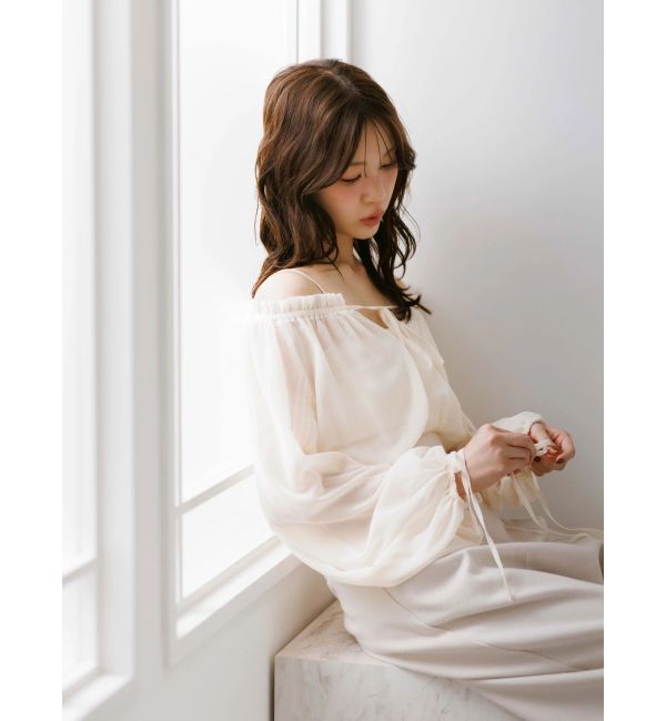 MERCURYDUO「ボリュームスリーブドッキングロンパース」|その他|