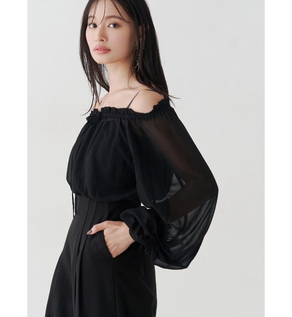 MERCURYDUO「ボリュームスリーブドッキングロンパース」|その他|