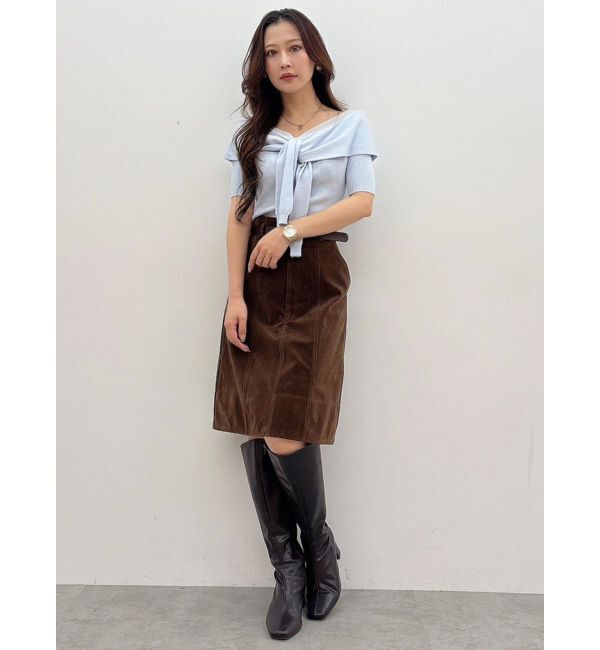 MERCURYDUO「レイヤードライクツイストニット」|ニット・セーター|