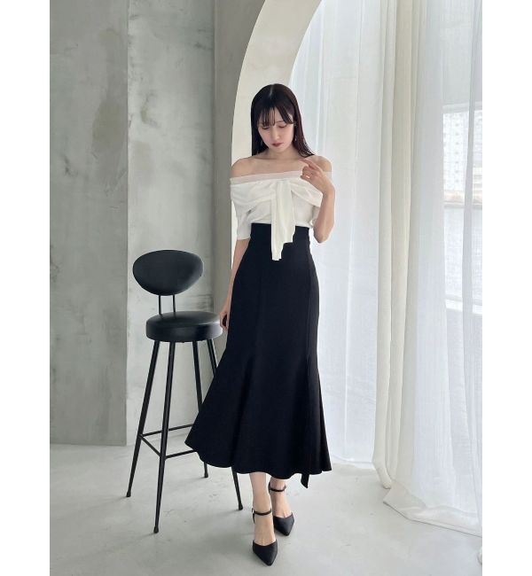 MERCURYDUO「レイヤードライクツイストニット」|ニット・セーター|