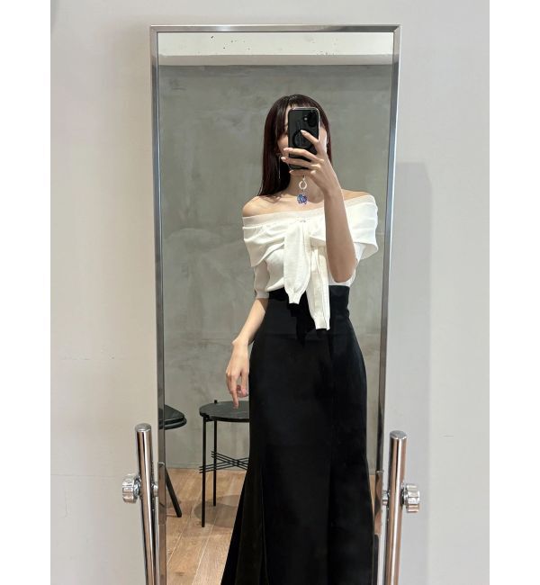 MERCURYDUO「レイヤードライクツイストニット」|ニット・セーター|