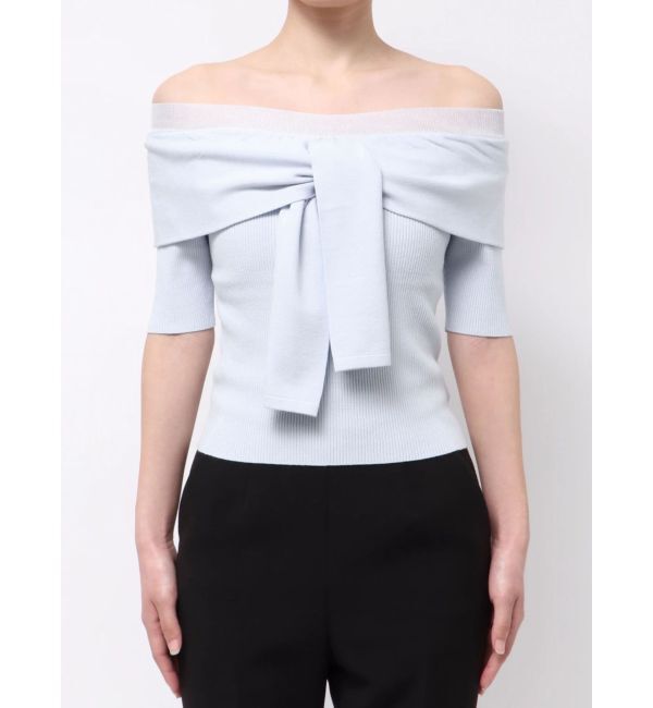 MERCURYDUO「レイヤードライクツイストニット」|ニット・セーター|