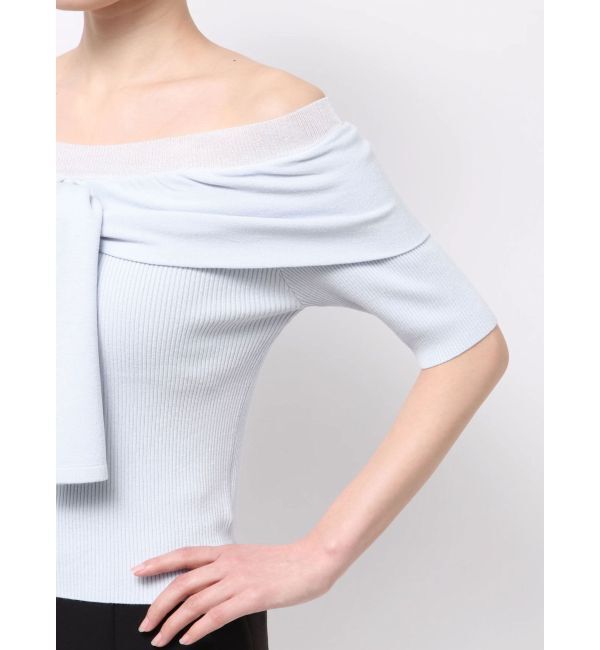 MERCURYDUO「レイヤードライクツイストニット」|ニット・セーター|