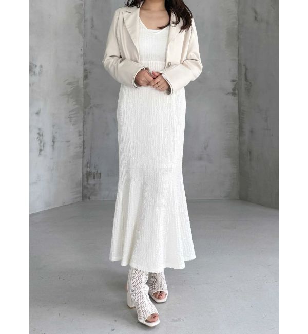 MERCURYDUO「【セットアップ着用可】クロップドジャケット」|テーラードジャケット|