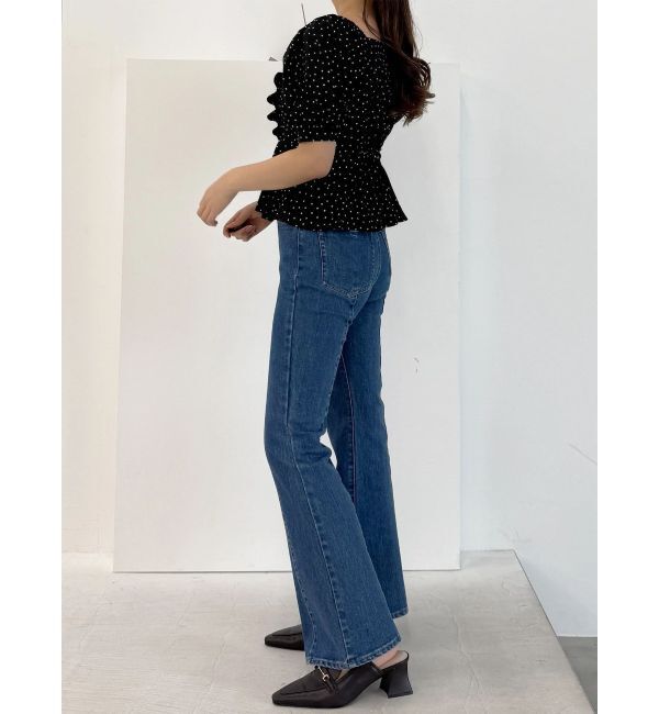 MERCURYDUO「2WAYドットペプラムブラウス」|シャツ・ブラウス|