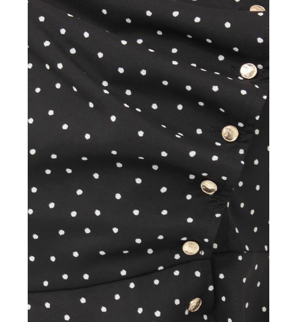 MERCURYDUO「2WAYドットペプラムブラウス」|シャツ・ブラウス|