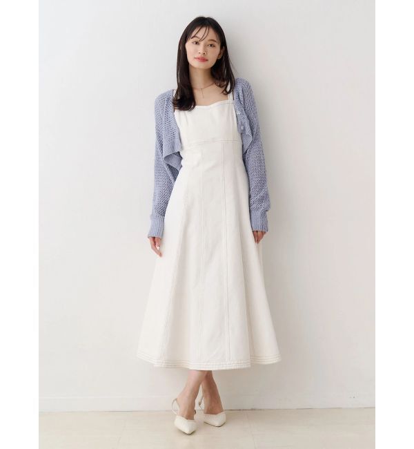 MERCURYDUO「クリアボタン使いボレロ」|カーディガン|