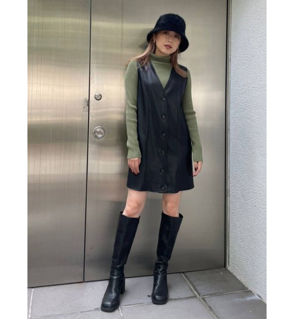 MURUA「ラウンドロングブーツ」|ロングブーツ|