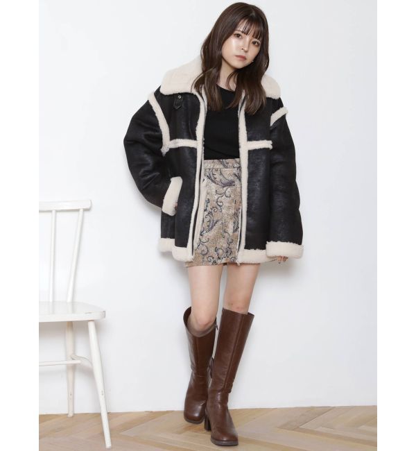 MURUA「ラウンドロングブーツ」|ロングブーツ|