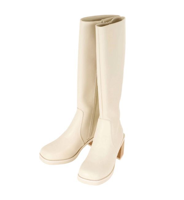 MURUA「ラウンドロングブーツ」|ロングブーツ|