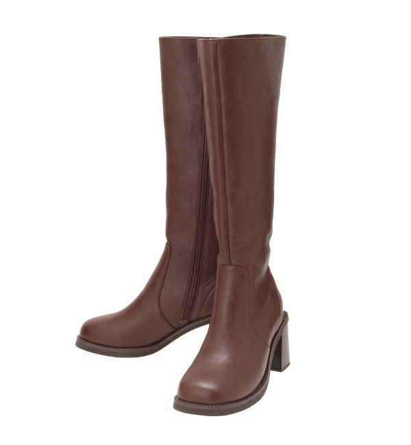 MURUA「ラウンドロングブーツ」|ロングブーツ|