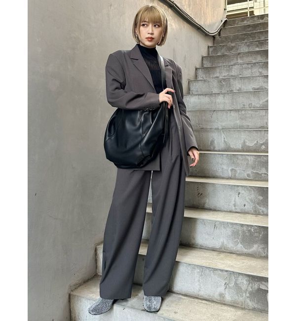 MURUA「ラメニットスクエアトゥブーツ」|ショートブーツ|