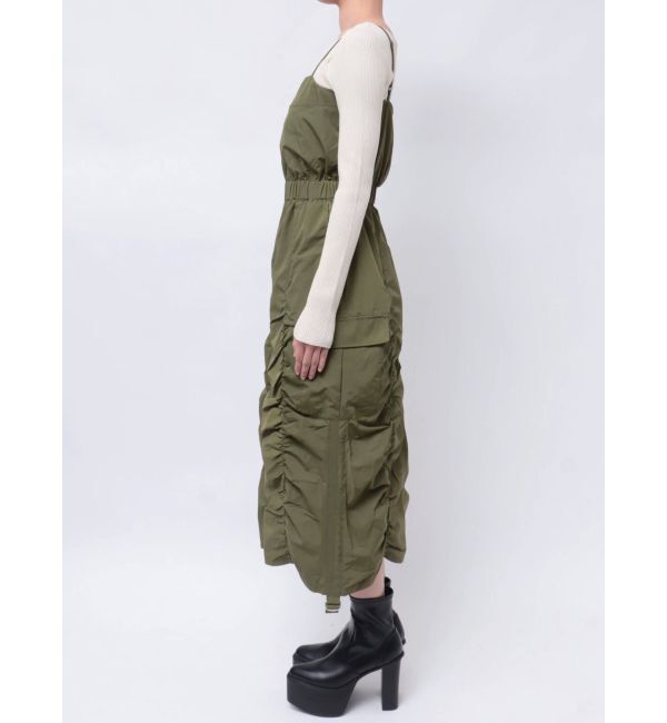 MURUA「シャーリングカーゴワンピース」|ワンピース|