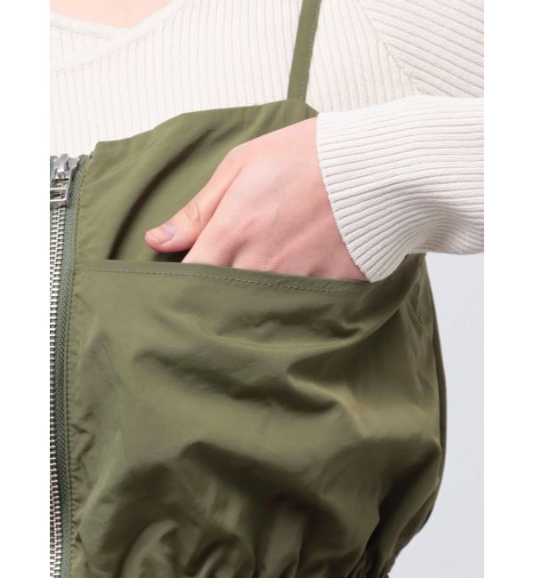 MURUA「シャーリングカーゴワンピース」|ワンピース|