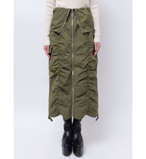 MURUA「シャーリングカーゴワンピース」|ワンピース|